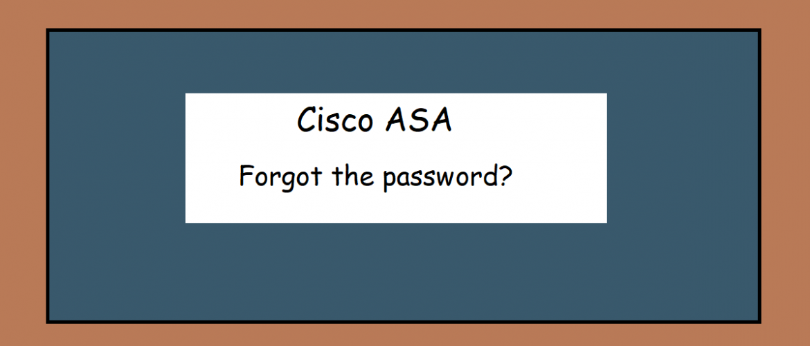 Cisco ASA Password Recovery Network Scenarios